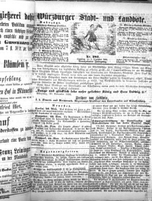 Würzburger Stadt- und Landbote Samstag 1. Dezember 1866