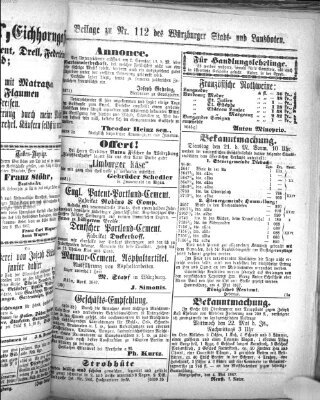 Würzburger Stadt- und Landbote Freitag 10. Mai 1867