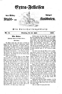 Extra-Felleisen (Würzburger Stadt- und Landbote) Dienstag 25. Juni 1867