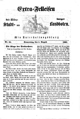 Extra-Felleisen (Würzburger Stadt- und Landbote) Donnerstag 8. August 1867
