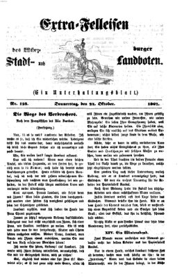 Extra-Felleisen (Würzburger Stadt- und Landbote) Donnerstag 24. Oktober 1867