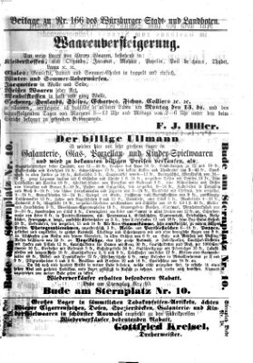 Würzburger Stadt- und Landbote Samstag 11. Juli 1868