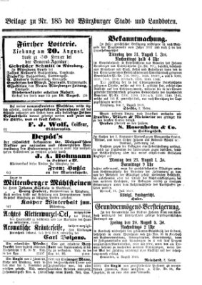 Würzburger Stadt- und Landbote Donnerstag 5. August 1869