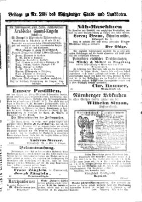 Würzburger Stadt- und Landbote Freitag 3. Dezember 1869