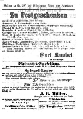 Würzburger Stadt- und Landbote Samstag 11. Dezember 1869