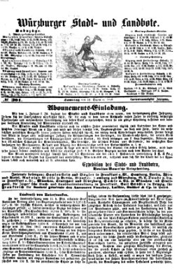 Würzburger Stadt- und Landbote Samstag 18. Dezember 1869