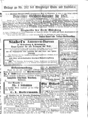 Würzburger Stadt- und Landbote Donnerstag 17. November 1870