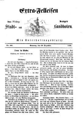 Extra-Felleisen (Würzburger Stadt- und Landbote) Sonntag 18. Dezember 1870