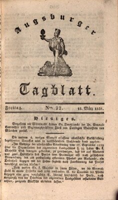 Augsburger Tagblatt Freitag 18. März 1831