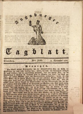Augsburger Tagblatt Dienstag 8. November 1831