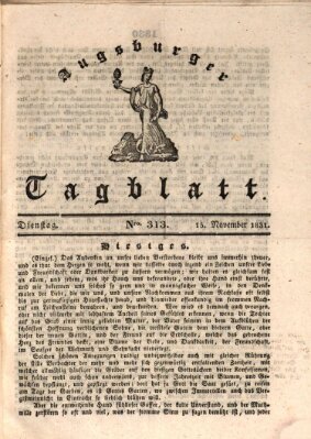 Augsburger Tagblatt Dienstag 15. November 1831