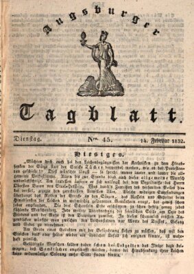 Augsburger Tagblatt Dienstag 14. Februar 1832