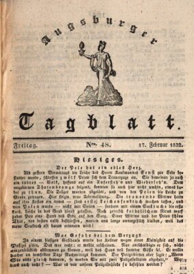 Augsburger Tagblatt Freitag 17. Februar 1832