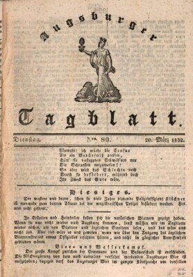 Augsburger Tagblatt Dienstag 20. März 1832