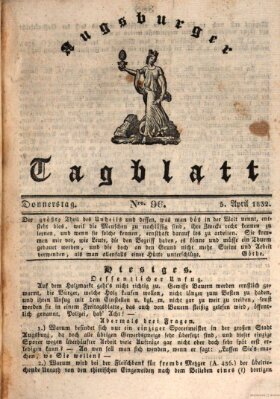 Augsburger Tagblatt Donnerstag 5. April 1832