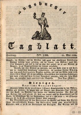 Augsburger Tagblatt Freitag 11. Mai 1832