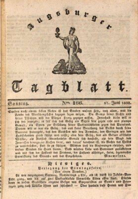 Augsburger Tagblatt Sonntag 17. Juni 1832