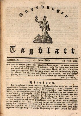 Augsburger Tagblatt Mittwoch 20. Juni 1832