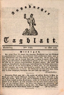 Augsburger Tagblatt Samstag 11. Mai 1833