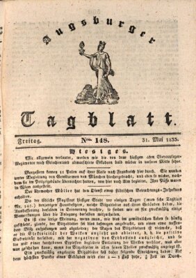 Augsburger Tagblatt Freitag 31. Mai 1833