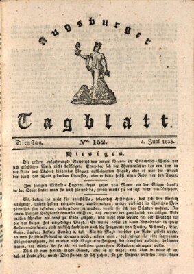 Augsburger Tagblatt Dienstag 4. Juni 1833