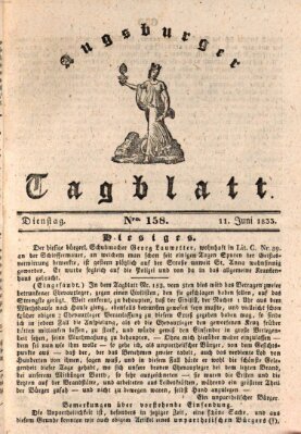 Augsburger Tagblatt Dienstag 11. Juni 1833