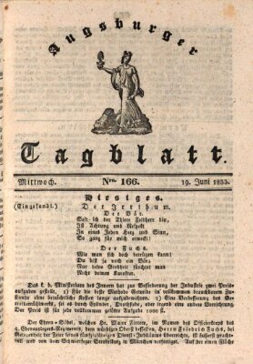 Augsburger Tagblatt Mittwoch 19. Juni 1833