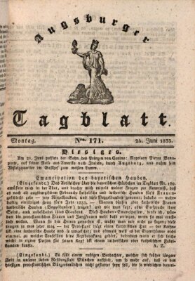Augsburger Tagblatt Montag 24. Juni 1833