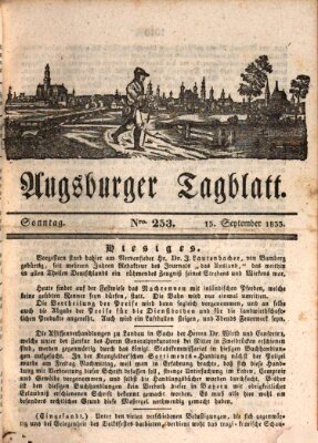 Augsburger Tagblatt Sonntag 15. September 1833