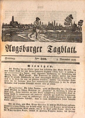 Augsburger Tagblatt Freitag 1. November 1833