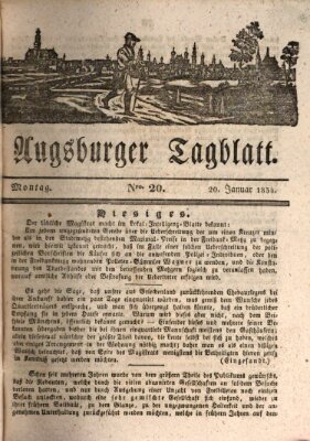 Augsburger Tagblatt Montag 20. Januar 1834