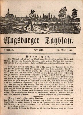 Augsburger Tagblatt Freitag 21. März 1834