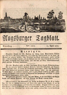 Augsburger Tagblatt Dienstag 15. April 1834