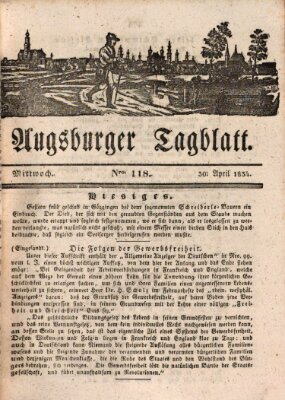 Augsburger Tagblatt Mittwoch 30. April 1834