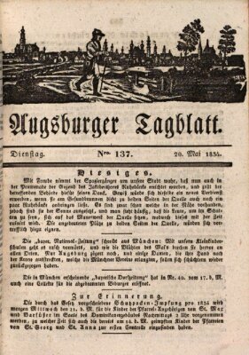 Augsburger Tagblatt Dienstag 20. Mai 1834
