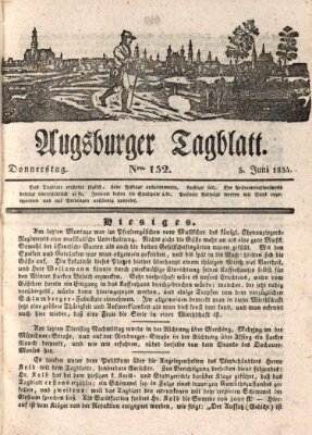 Augsburger Tagblatt Donnerstag 5. Juni 1834