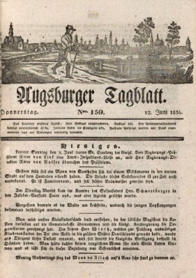 Augsburger Tagblatt Donnerstag 12. Juni 1834