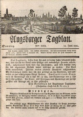 Augsburger Tagblatt Sonntag 22. Juni 1834