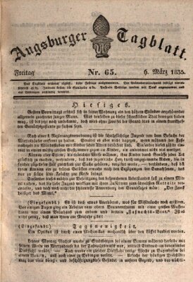 Augsburger Tagblatt Freitag 6. März 1835