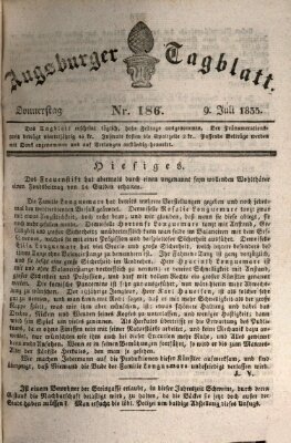 Augsburger Tagblatt Donnerstag 9. Juli 1835