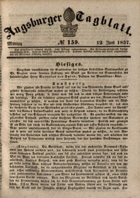 Augsburger Tagblatt Montag 12. Juni 1837