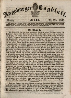 Augsburger Tagblatt Montag 28. Mai 1838