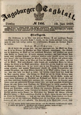 Augsburger Tagblatt Dienstag 19. Juni 1838