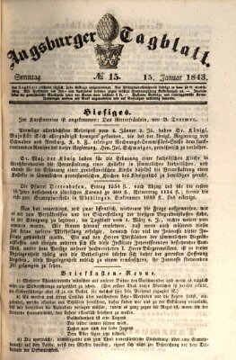 Augsburger Tagblatt Sonntag 15. Januar 1843
