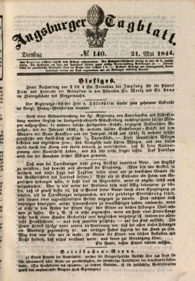 Augsburger Tagblatt Dienstag 21. Mai 1844