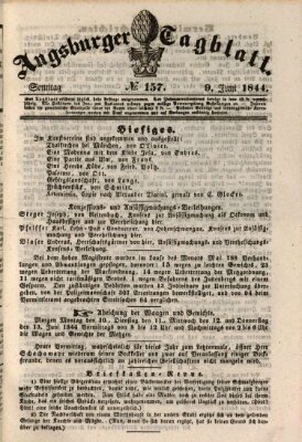 Augsburger Tagblatt Sonntag 9. Juni 1844
