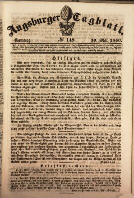 Augsburger Tagblatt Samstag 30. Mai 1846