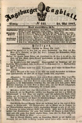 Augsburger Tagblatt Montag 24. Mai 1847