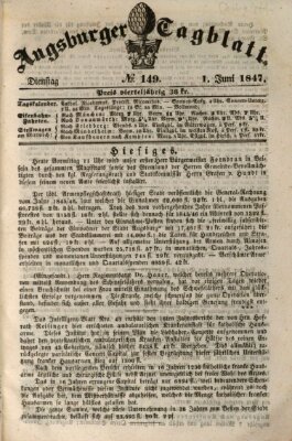 Augsburger Tagblatt Dienstag 1. Juni 1847
