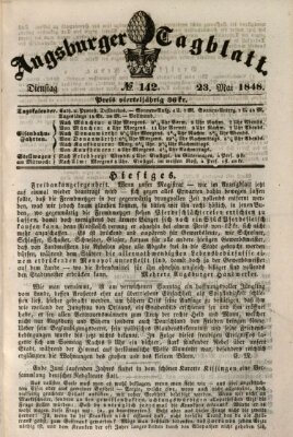 Augsburger Tagblatt Dienstag 23. Mai 1848